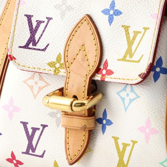 Priscilla Multicolor White Shoulder Bag - Picture 7 of 9